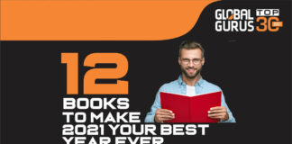 Infographic of Global Gurus 12 Books to make 2021 your Best Year Ever