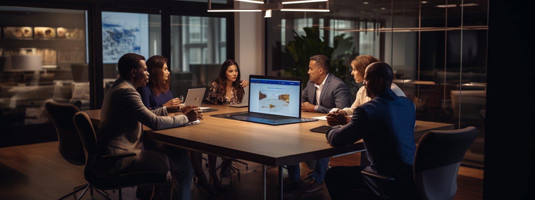 A team in a meeting discussing data modeling techniques